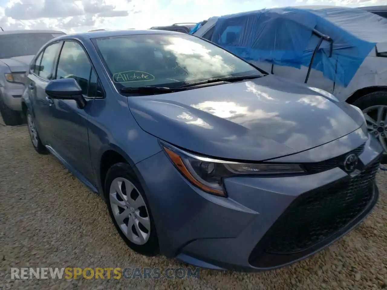 1 Photograph of a damaged car 5YFEPMAE4NP299542 TOYOTA COROLLA 2022