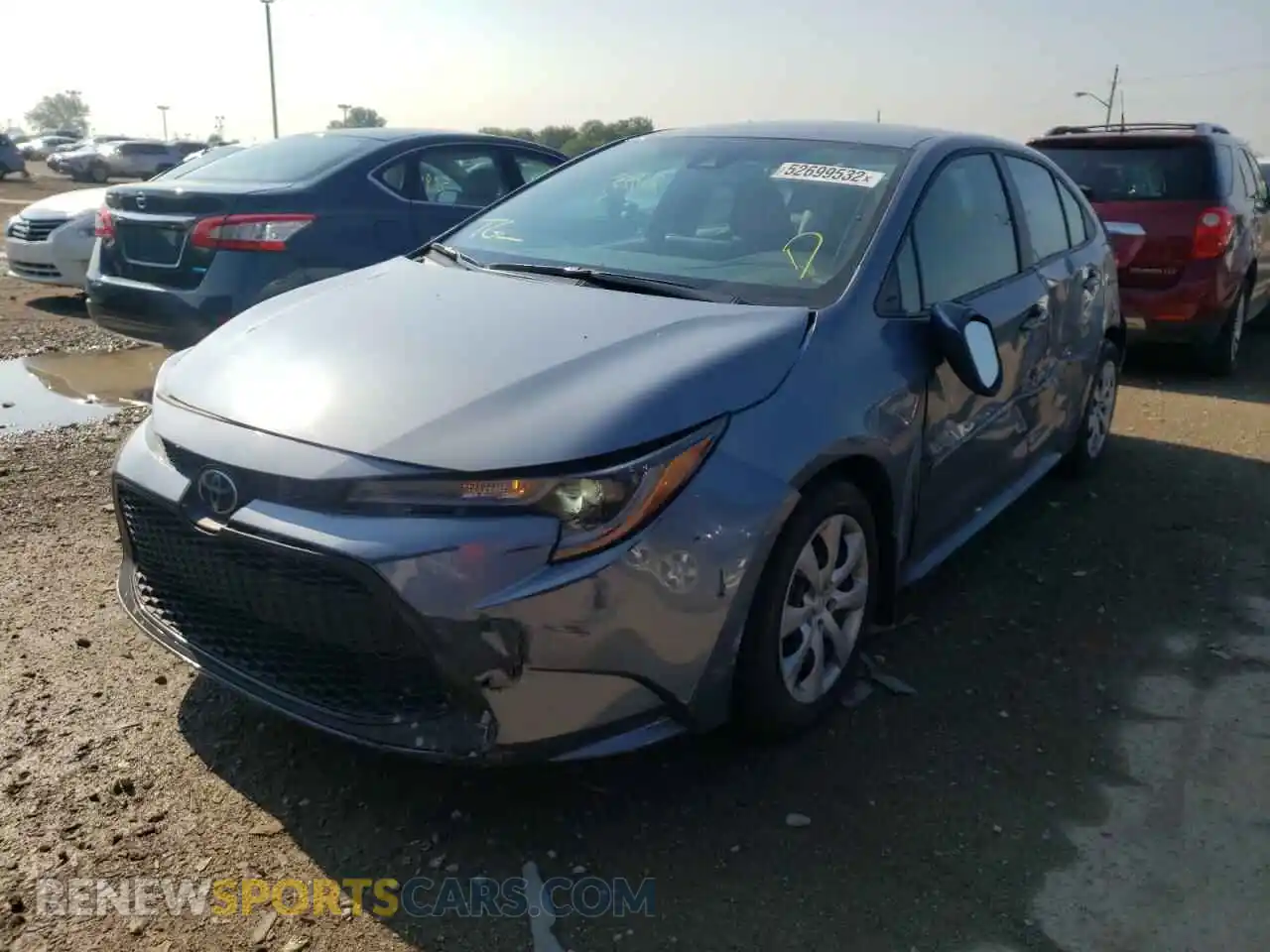 2 Photograph of a damaged car 5YFEPMAE4NP321734 TOYOTA COROLLA 2022