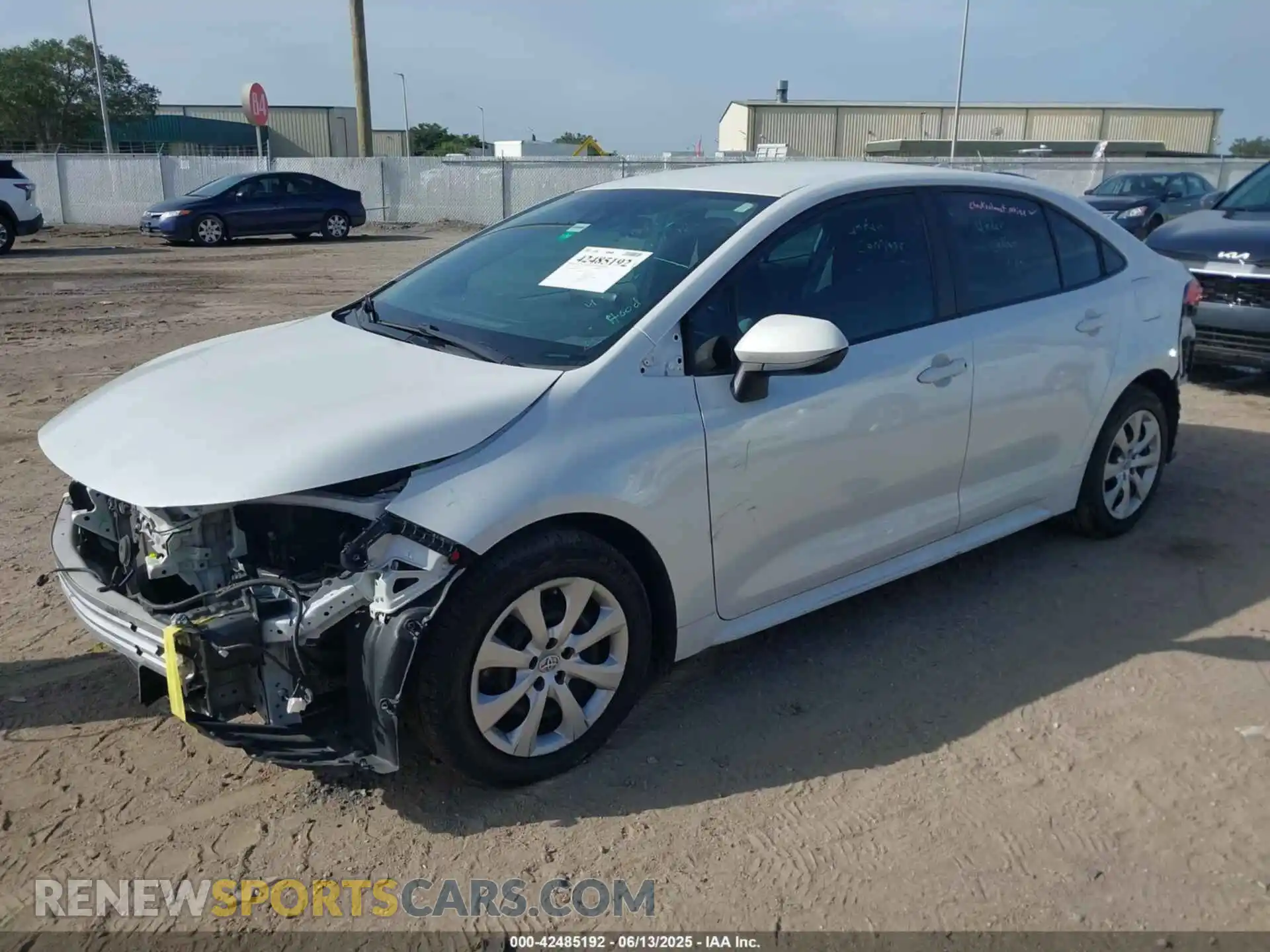 2 Фотография поврежденного автомобиля 5YFEPMAE4NP322656 TOYOTA COROLLA 2022