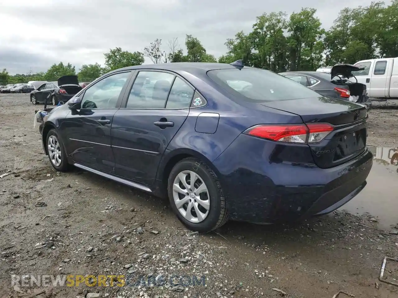 2 Photograph of a damaged car 5YFEPMAE4NP328246 TOYOTA COROLLA 2022