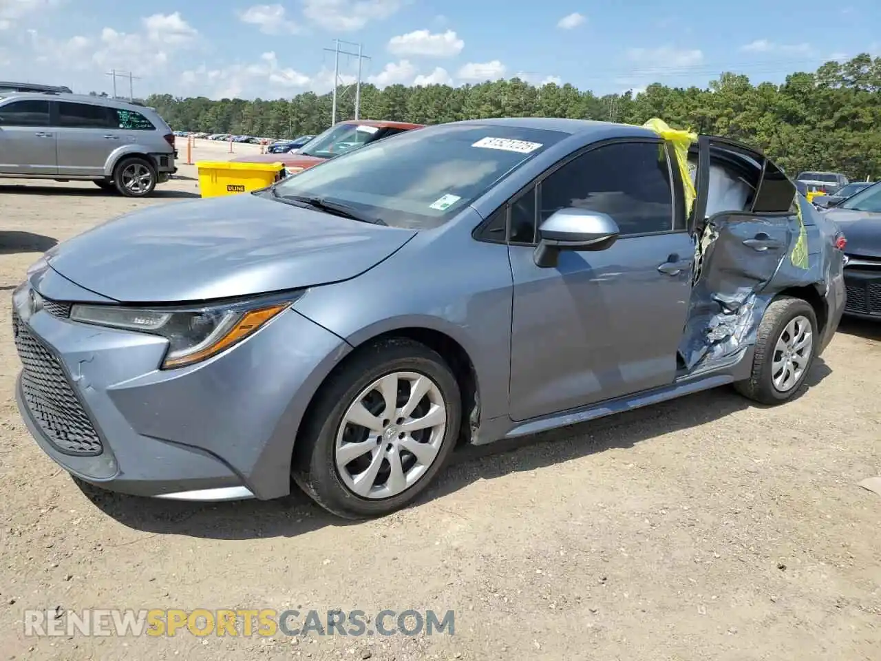 1 fotografías del automóvil dañado 5YFEPMAE4NP334502 TOYOTA COROLLA 2022