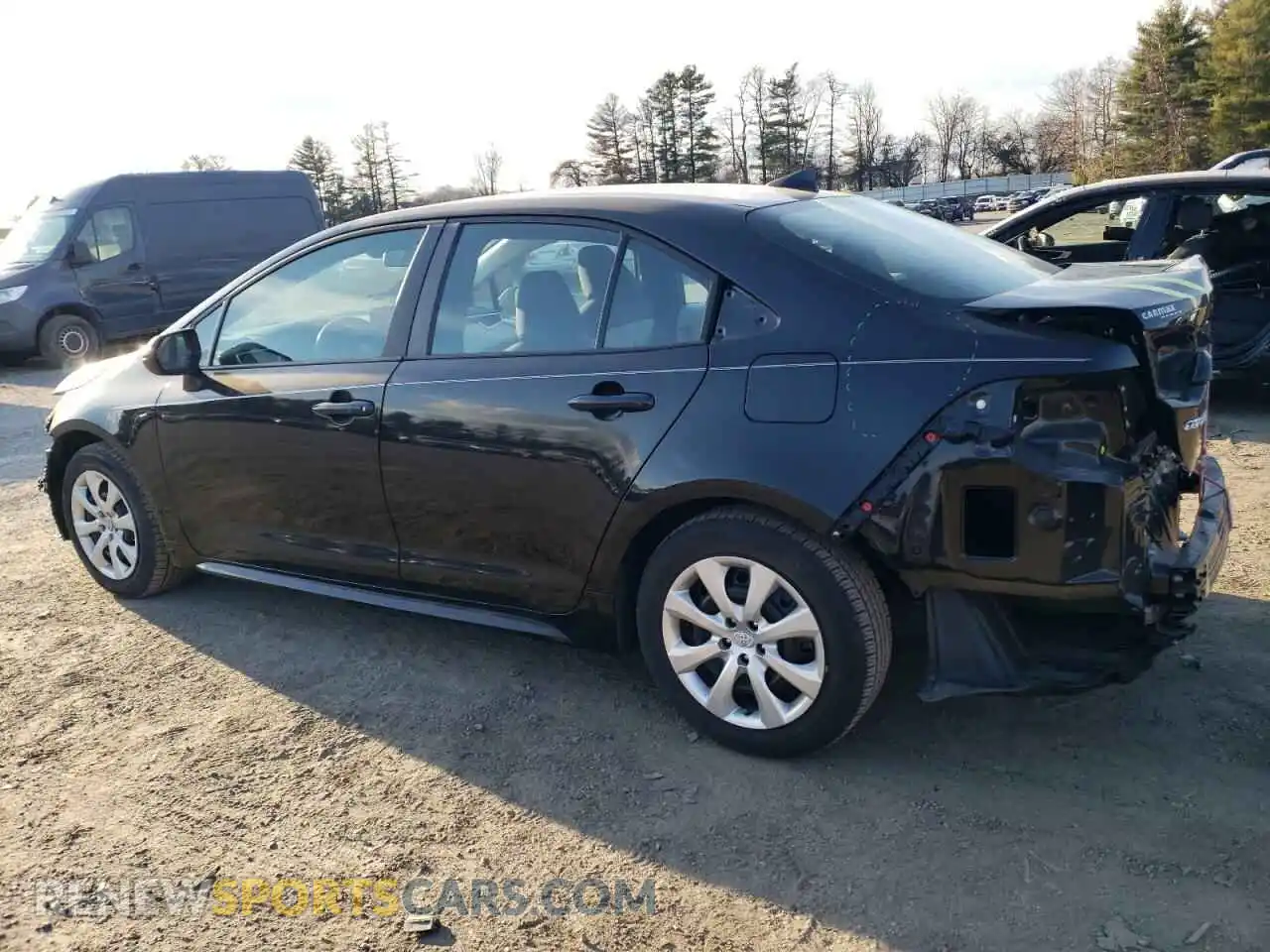 2 Photograph of a damaged car 5YFEPMAE4NP354779 TOYOTA COROLLA 2022