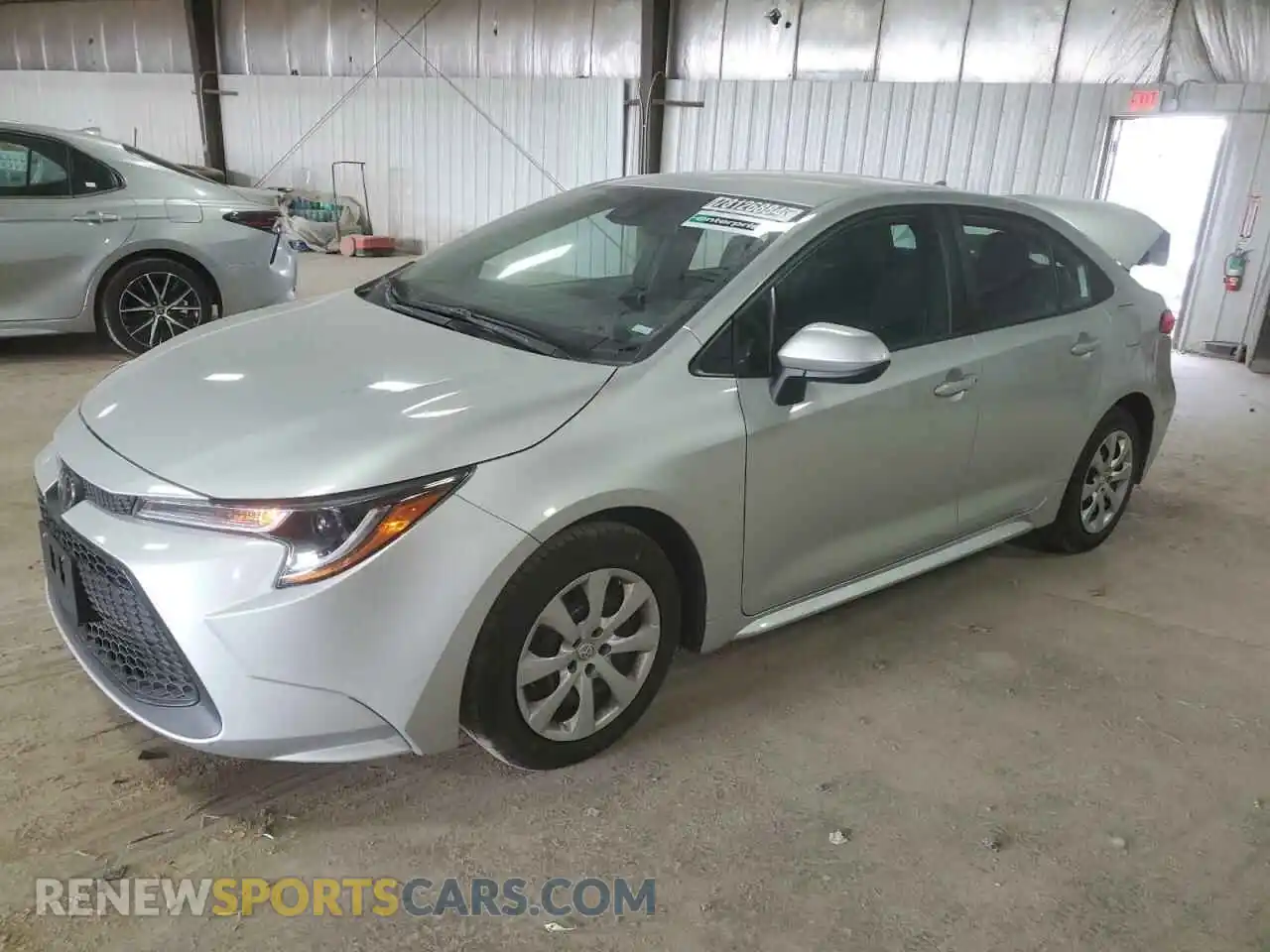 1 Photograph of a damaged car 5YFEPMAE4NP365572 TOYOTA COROLLA 2022