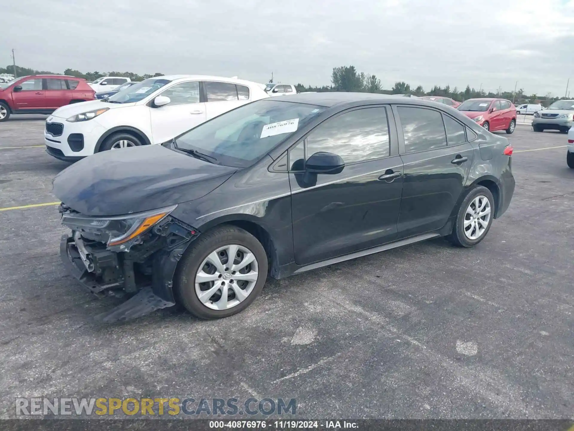 2 Photograph of a damaged car 5YFEPMAE4NP376331 TOYOTA COROLLA 2022