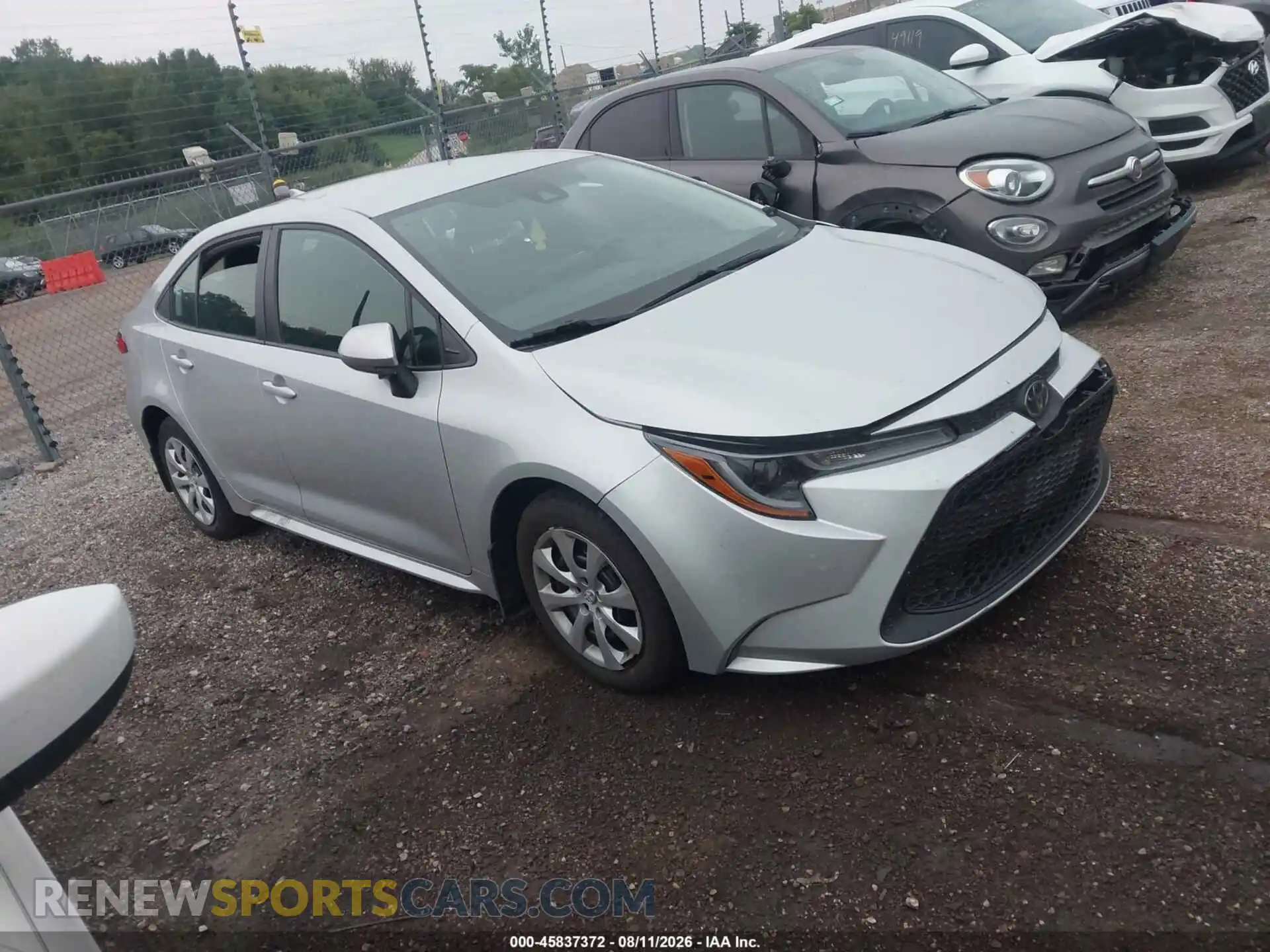 1 Photograph of a damaged car 5YFEPMAE4NP378919 TOYOTA COROLLA 2022