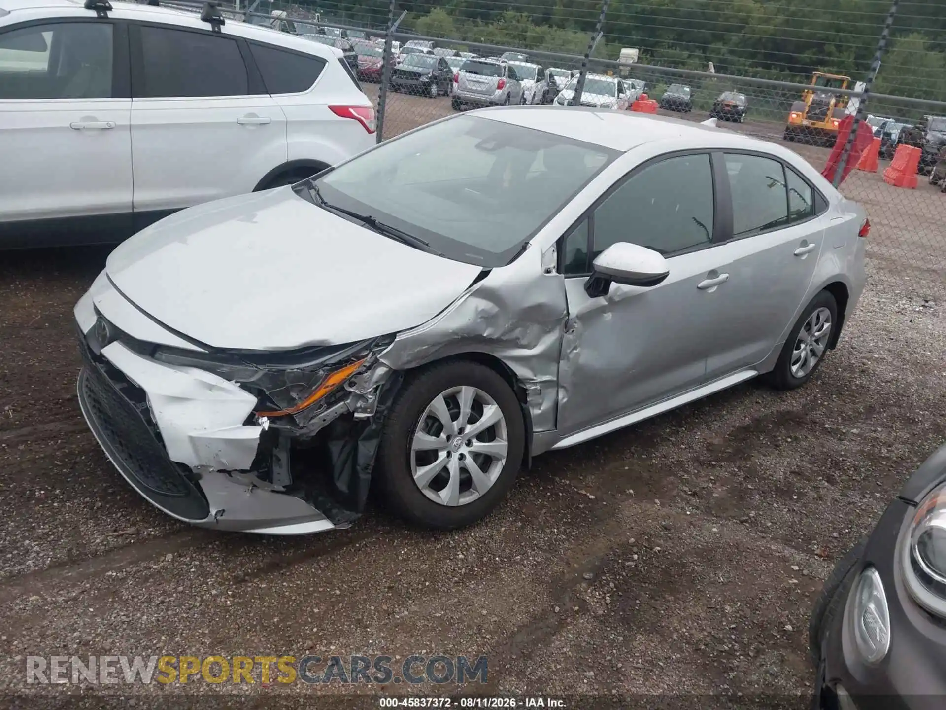 2 Photograph of a damaged car 5YFEPMAE4NP378919 TOYOTA COROLLA 2022