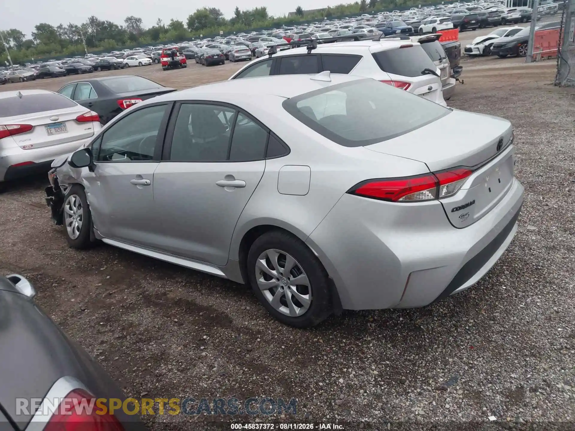 3 Photograph of a damaged car 5YFEPMAE4NP378919 TOYOTA COROLLA 2022