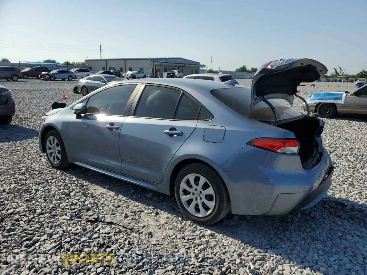 2 Photograph of a damaged car 5YFEPMAE4NP386857 TOYOTA COROLLA 2022