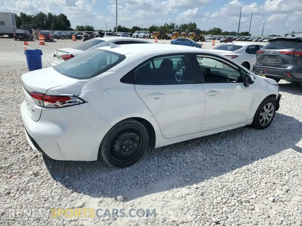 3 Photograph of a damaged car 5YFEPMAE4NP387538 TOYOTA COROLLA 2022