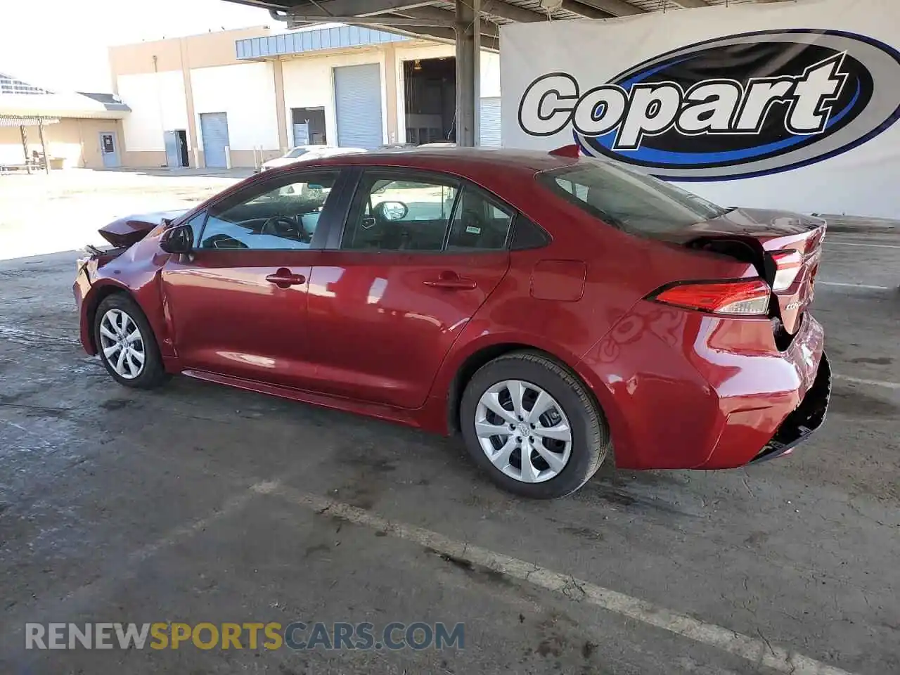 2 Photograph of a damaged car 5YFEPMAE5NP275007 TOYOTA COROLLA 2022