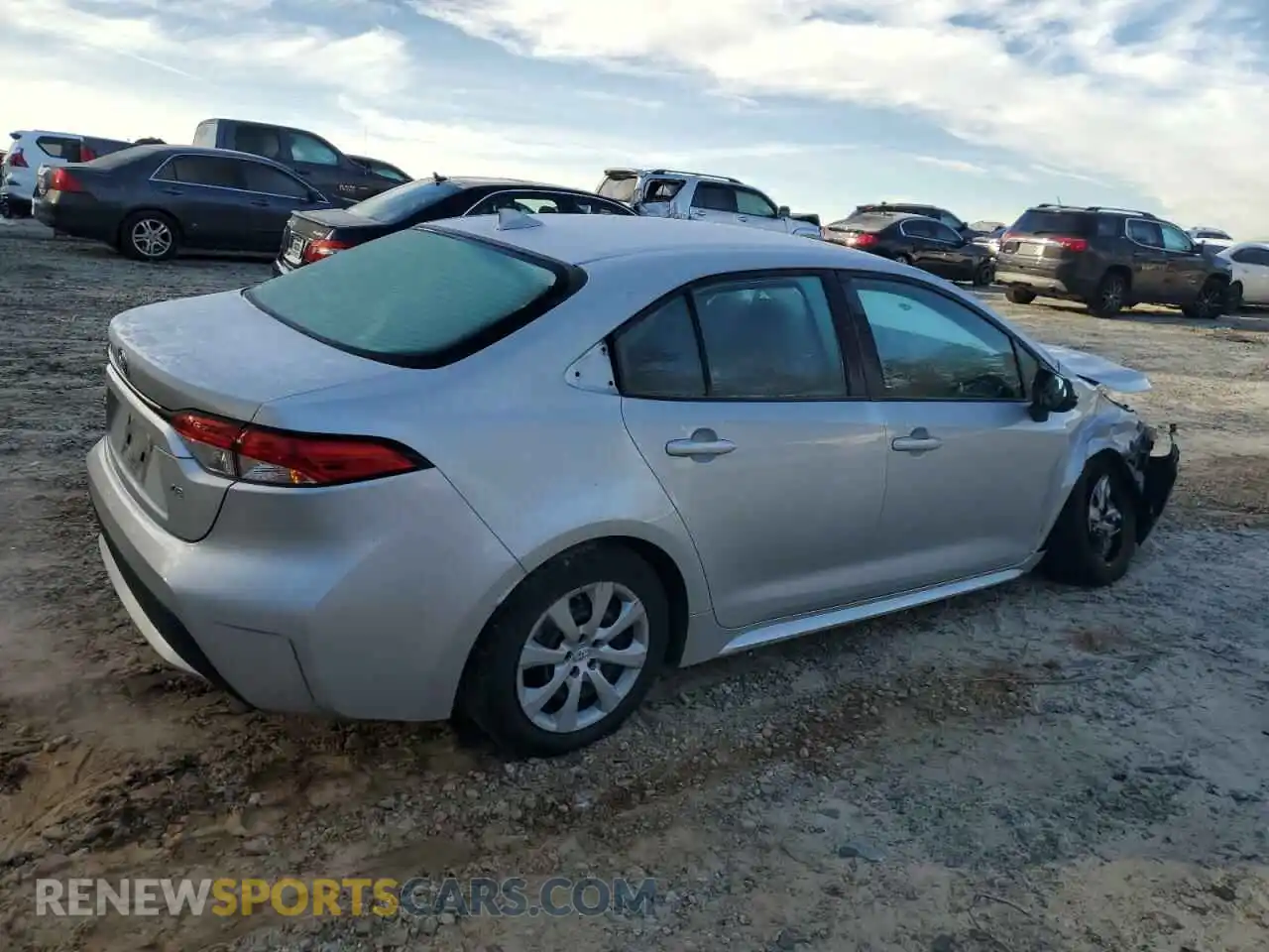 3 Photograph of a damaged car 5YFEPMAE5NP286248 TOYOTA COROLLA 2022