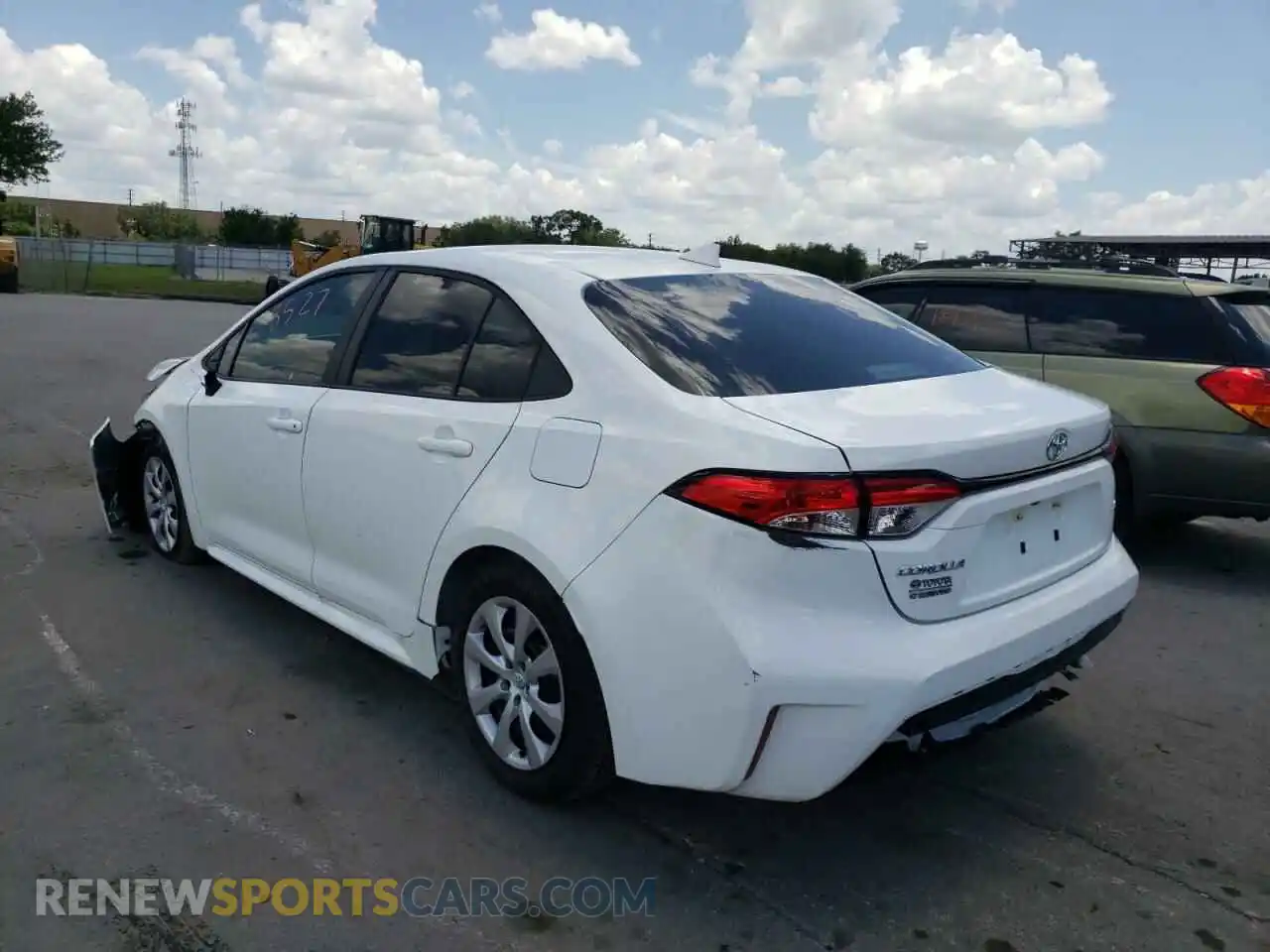 3 Фотография поврежденного автомобиля 5YFEPMAE5NP290204 TOYOTA COROLLA 2022