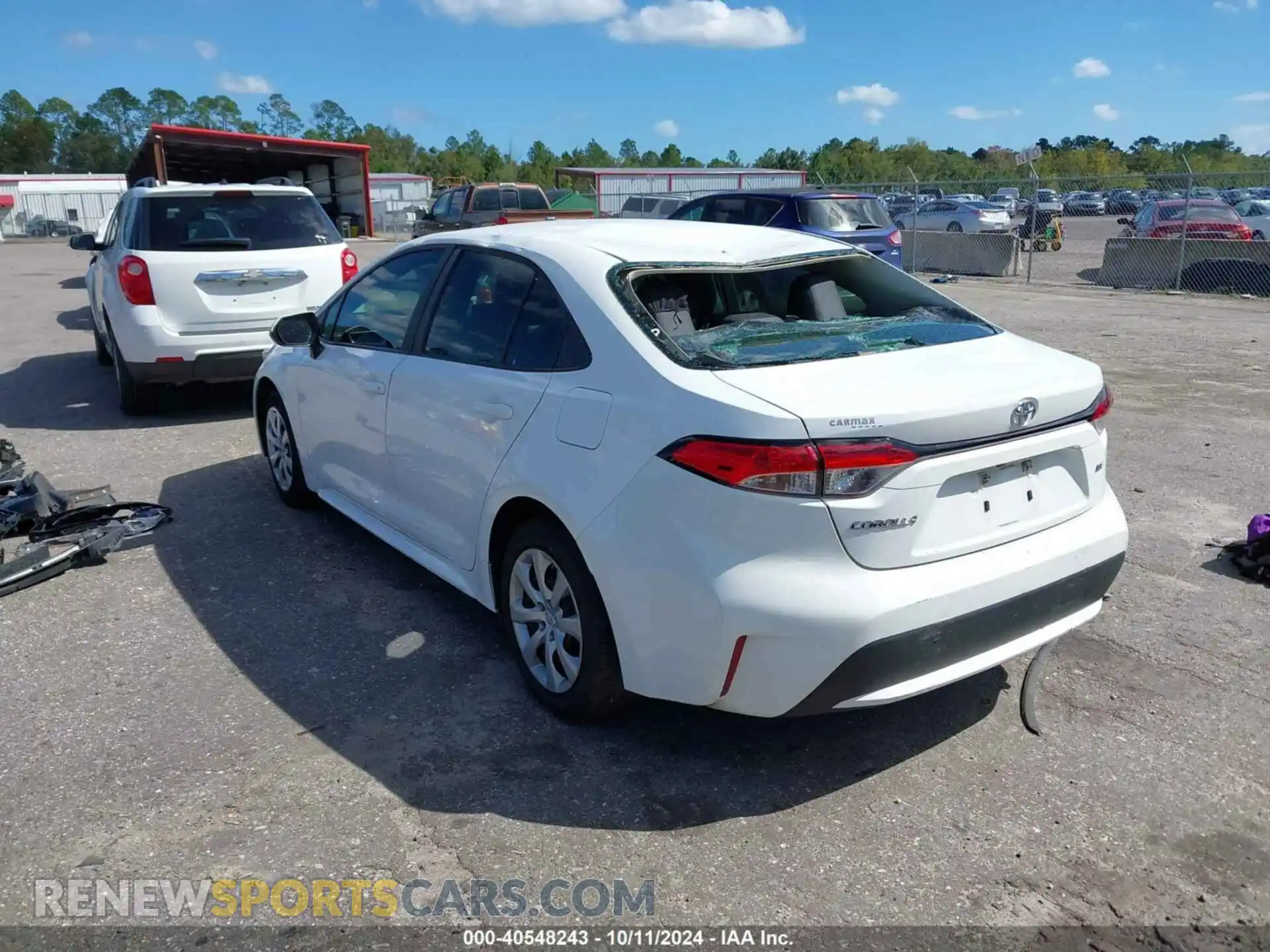 3 Фотография поврежденного автомобиля 5YFEPMAE5NP291174 TOYOTA COROLLA 2022