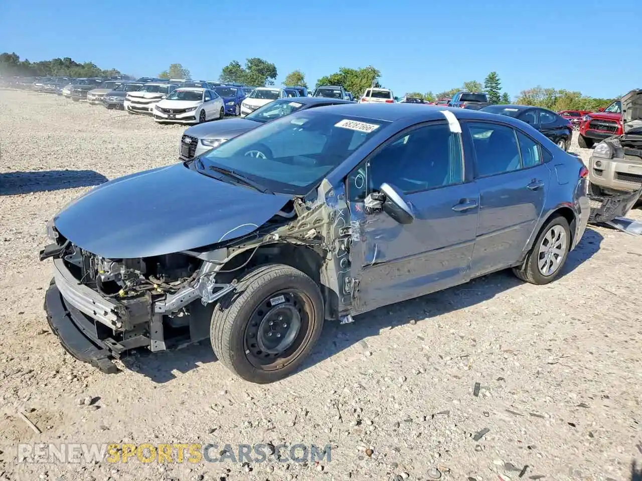 1 Photograph of a damaged car 5YFEPMAE5NP291448 TOYOTA COROLLA 2022