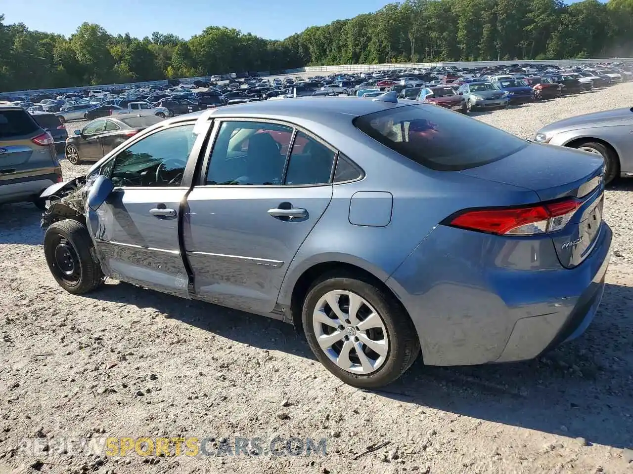 2 Photograph of a damaged car 5YFEPMAE5NP291448 TOYOTA COROLLA 2022