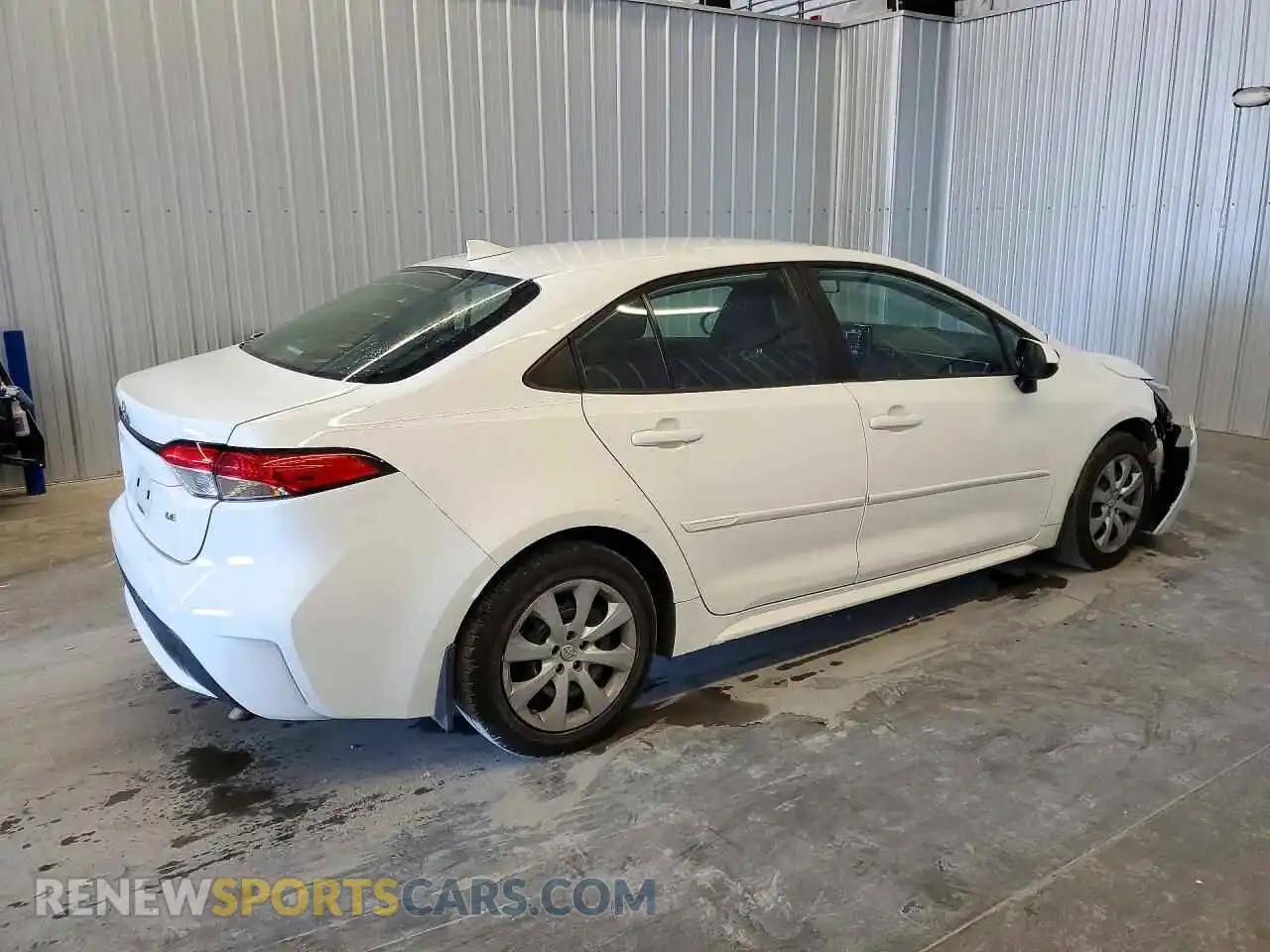 3 fotografías del automóvil dañado 5YFEPMAE5NP296469 TOYOTA COROLLA 2022