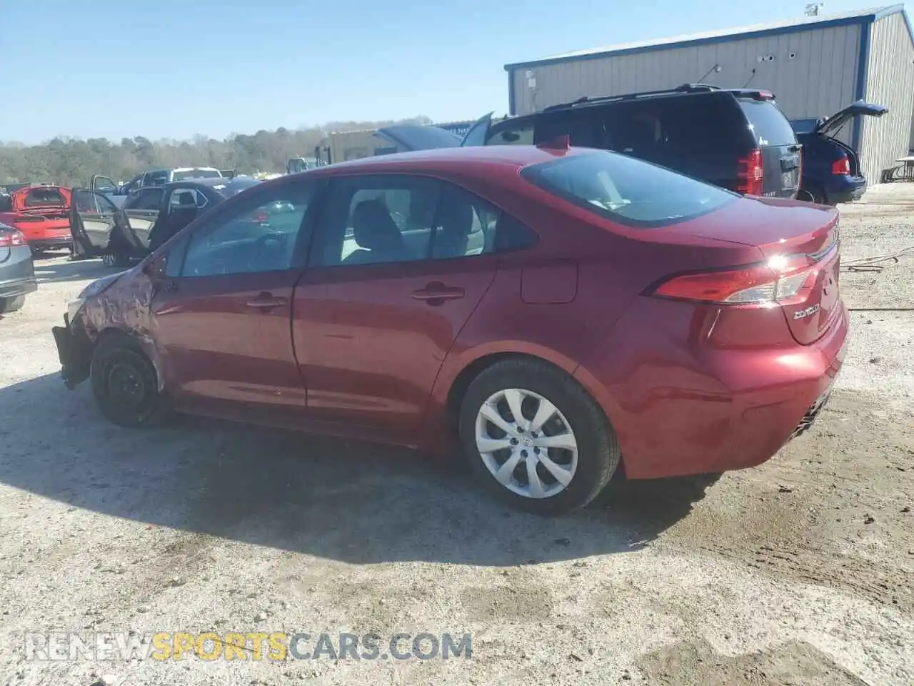 2 Photograph of a damaged car 5YFEPMAE5NP308975 TOYOTA COROLLA 2022