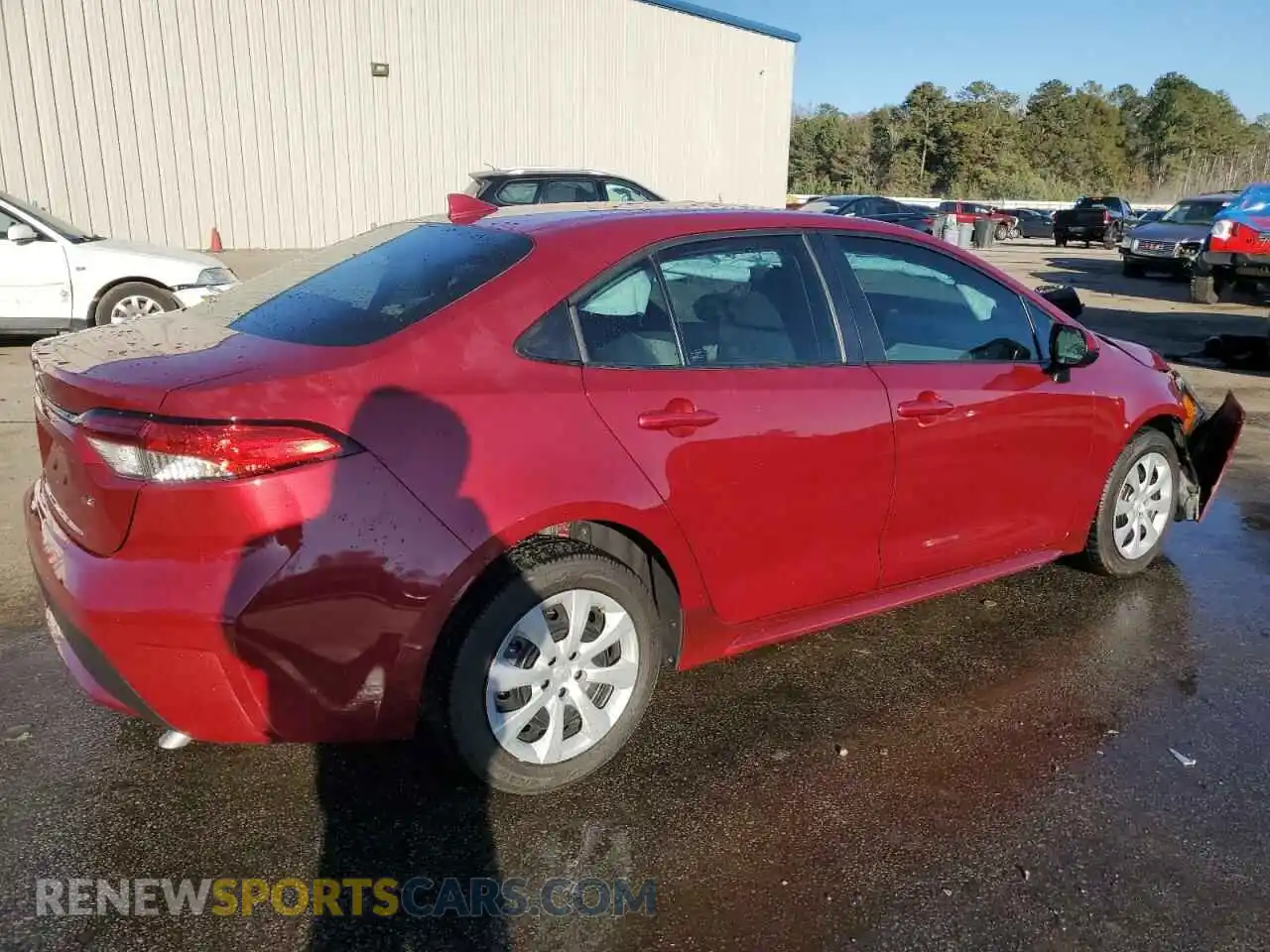 3 Photograph of a damaged car 5YFEPMAE5NP377214 TOYOTA COROLLA 2022