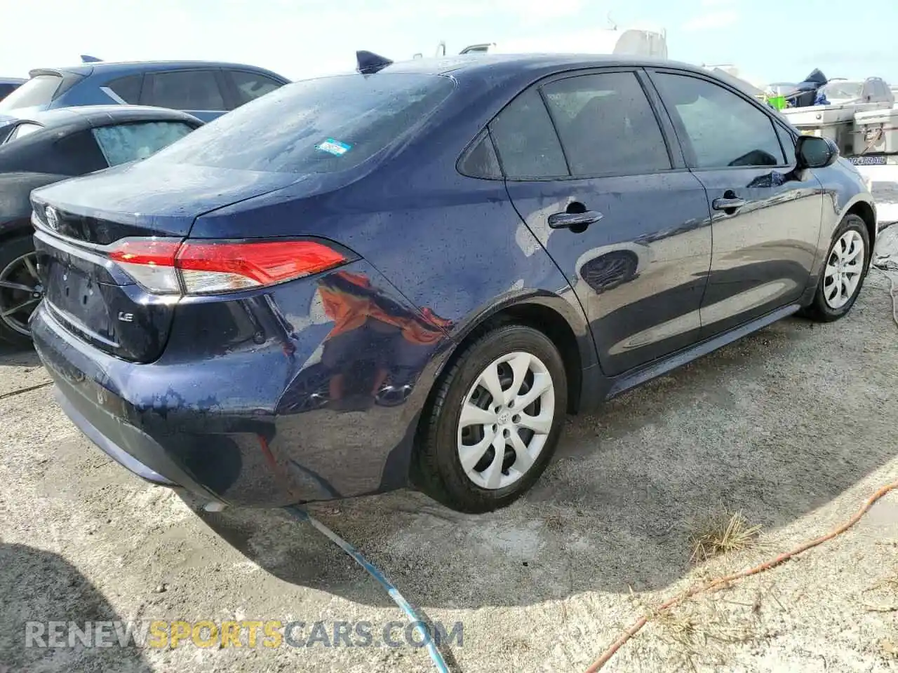 3 Photograph of a damaged car 5YFEPMAE6NP309102 TOYOTA COROLLA 2022
