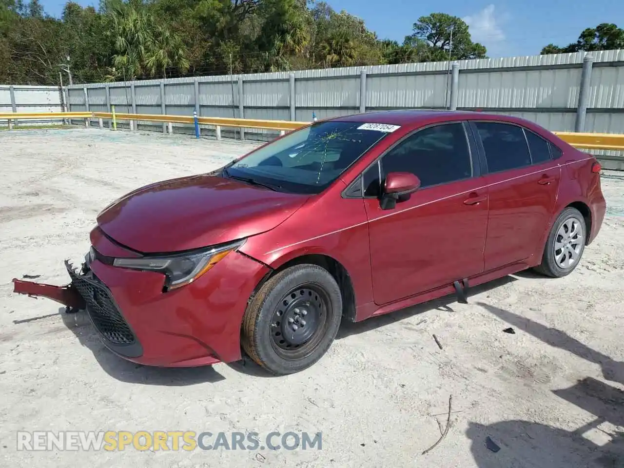 1 Photograph of a damaged car 5YFEPMAE6NP309536 TOYOTA COROLLA 2022