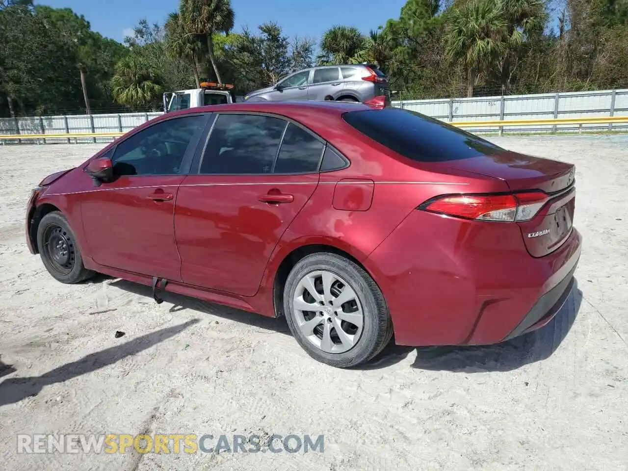 2 Photograph of a damaged car 5YFEPMAE6NP309536 TOYOTA COROLLA 2022
