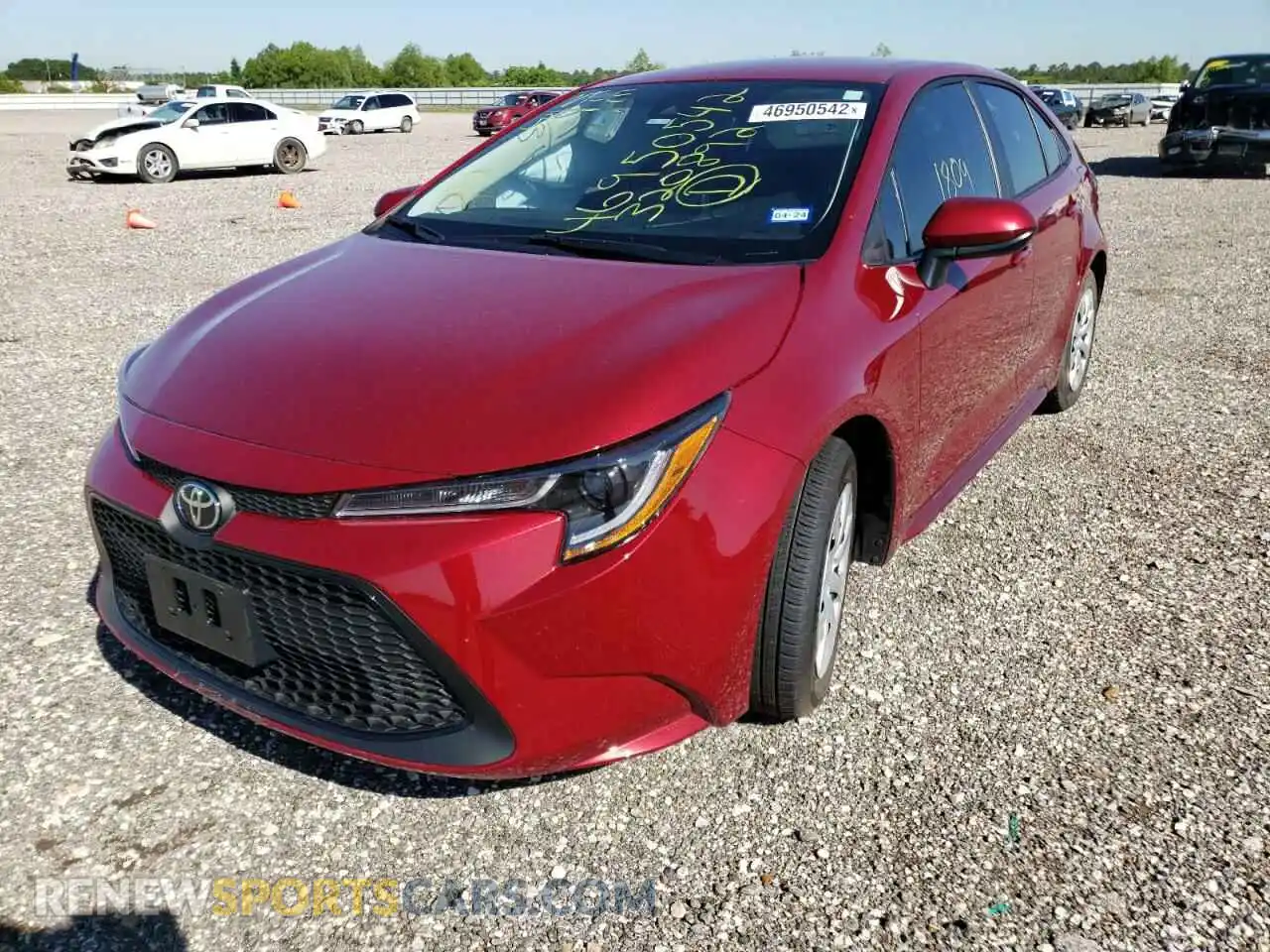 2 Photograph of a damaged car 5YFEPMAE6NP320892 TOYOTA COROLLA 2022