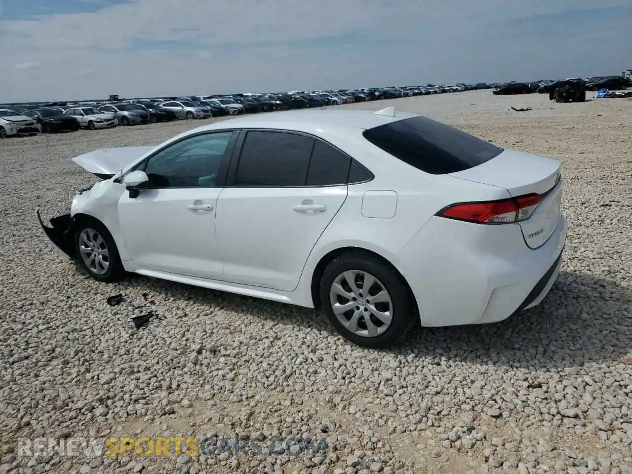 2 Photograph of a damaged car 5YFEPMAE6NP328121 TOYOTA COROLLA 2022
