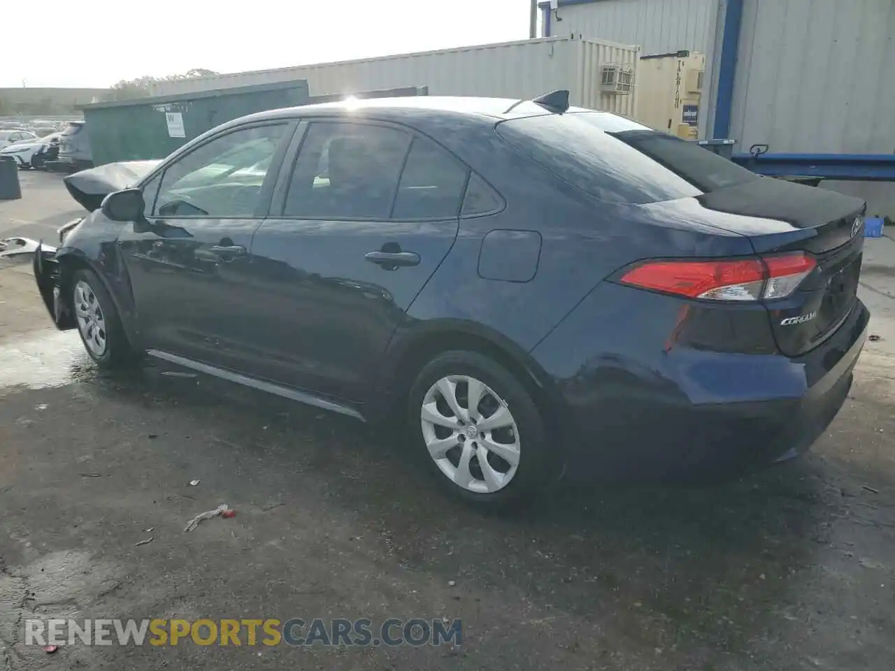 2 fotografías del automóvil dañado 5YFEPMAE6NP333688 TOYOTA COROLLA 2022
