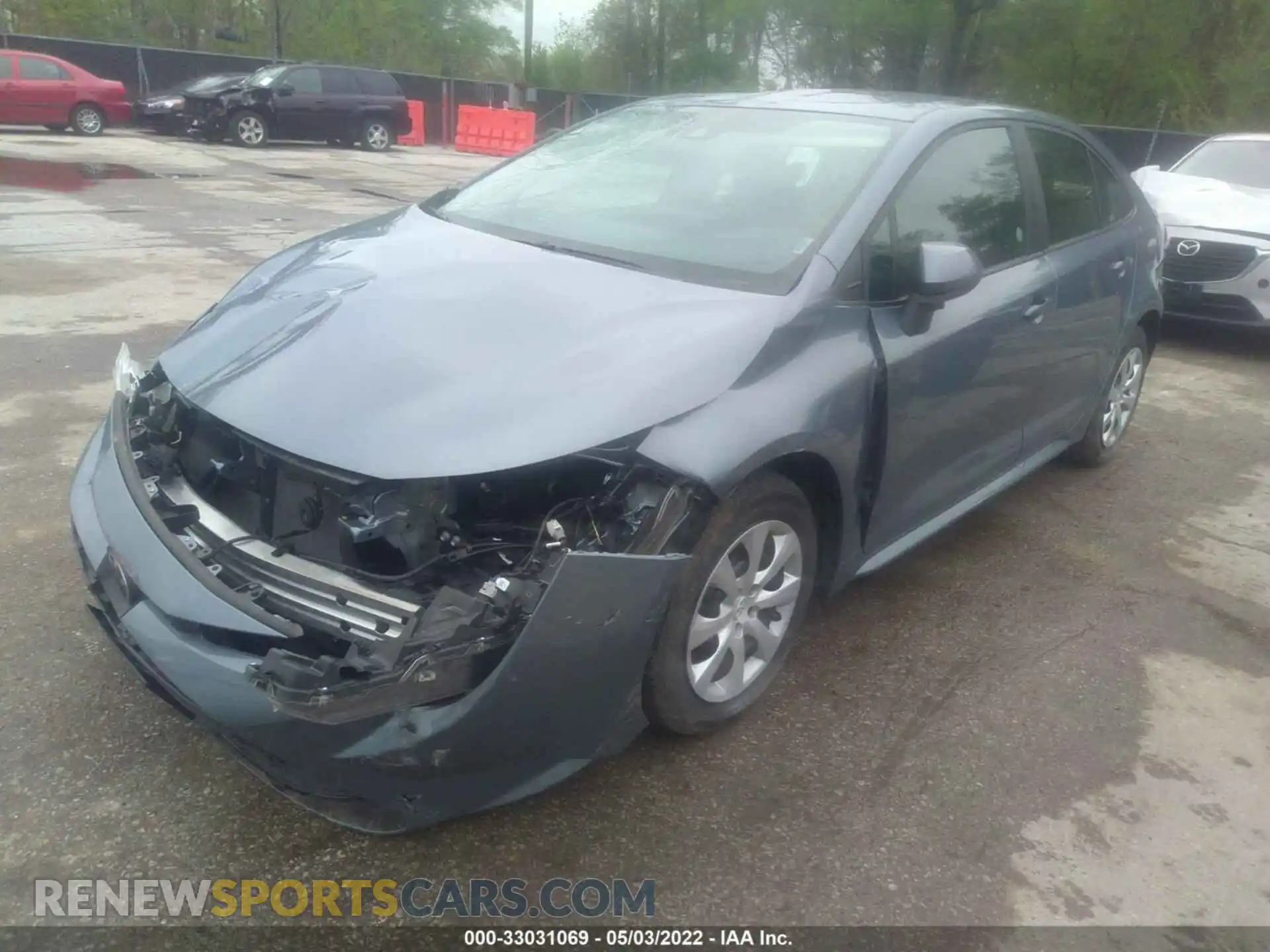 2 Photograph of a damaged car 5YFEPMAE7NP273078 TOYOTA COROLLA 2022