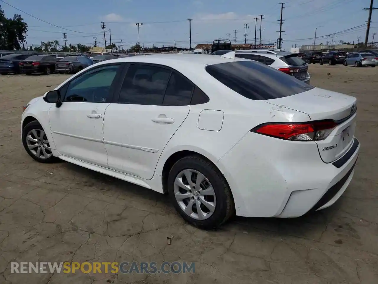 2 Photograph of a damaged car 5YFEPMAE7NP289085 TOYOTA COROLLA 2022
