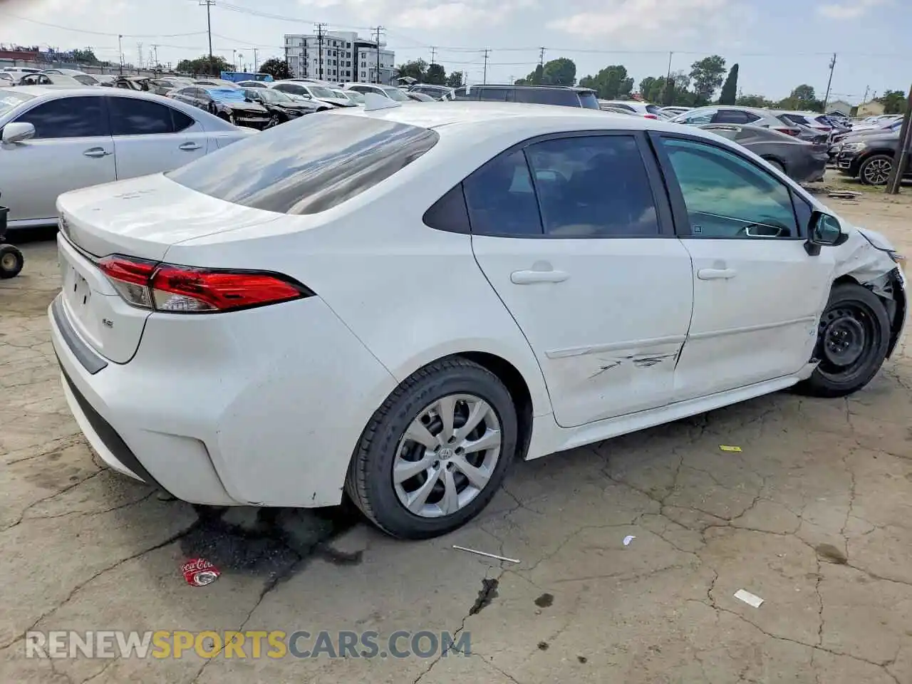 3 Photograph of a damaged car 5YFEPMAE7NP289085 TOYOTA COROLLA 2022