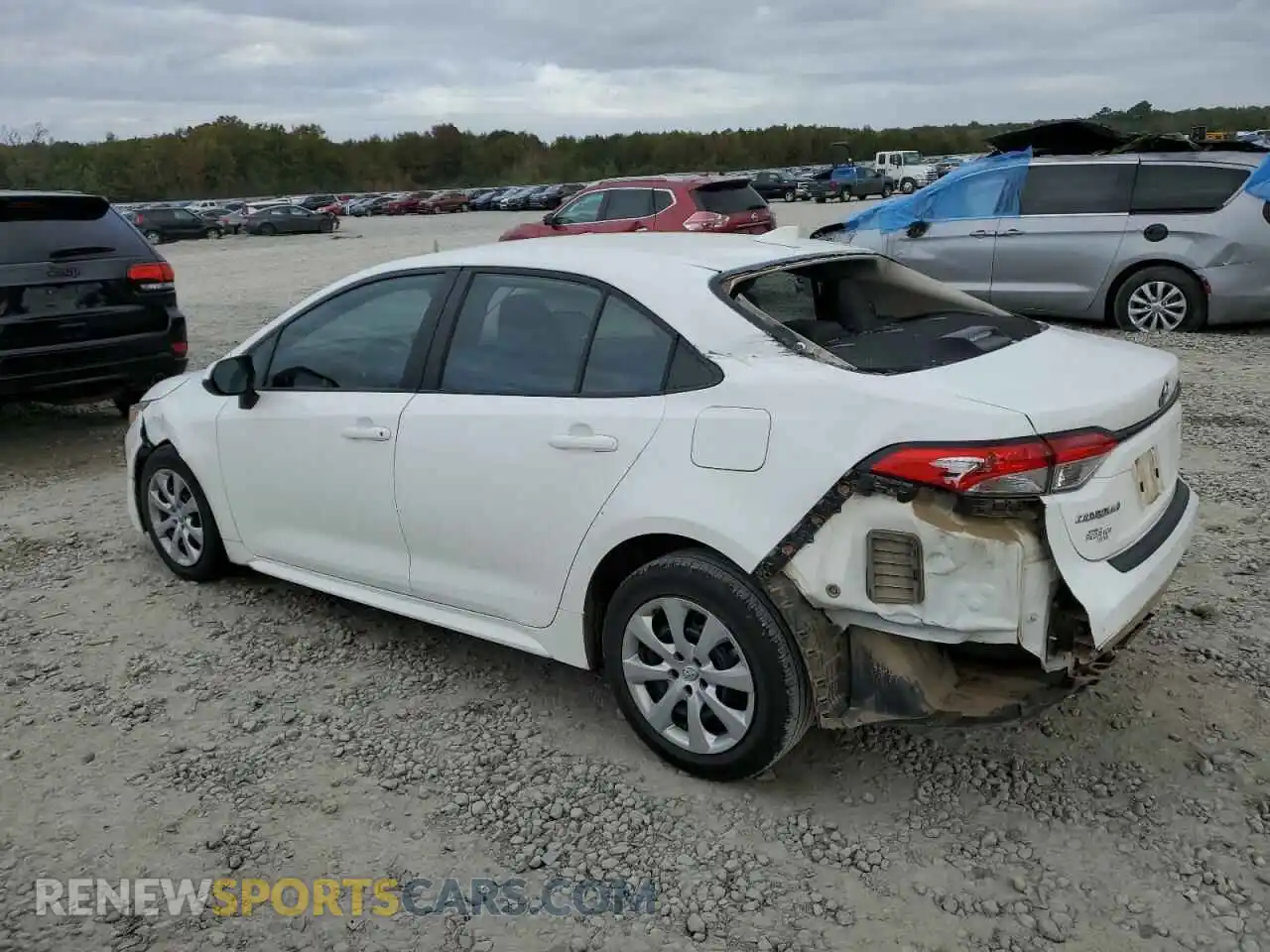 2 Photograph of a damaged car 5YFEPMAE7NP325941 TOYOTA COROLLA 2022