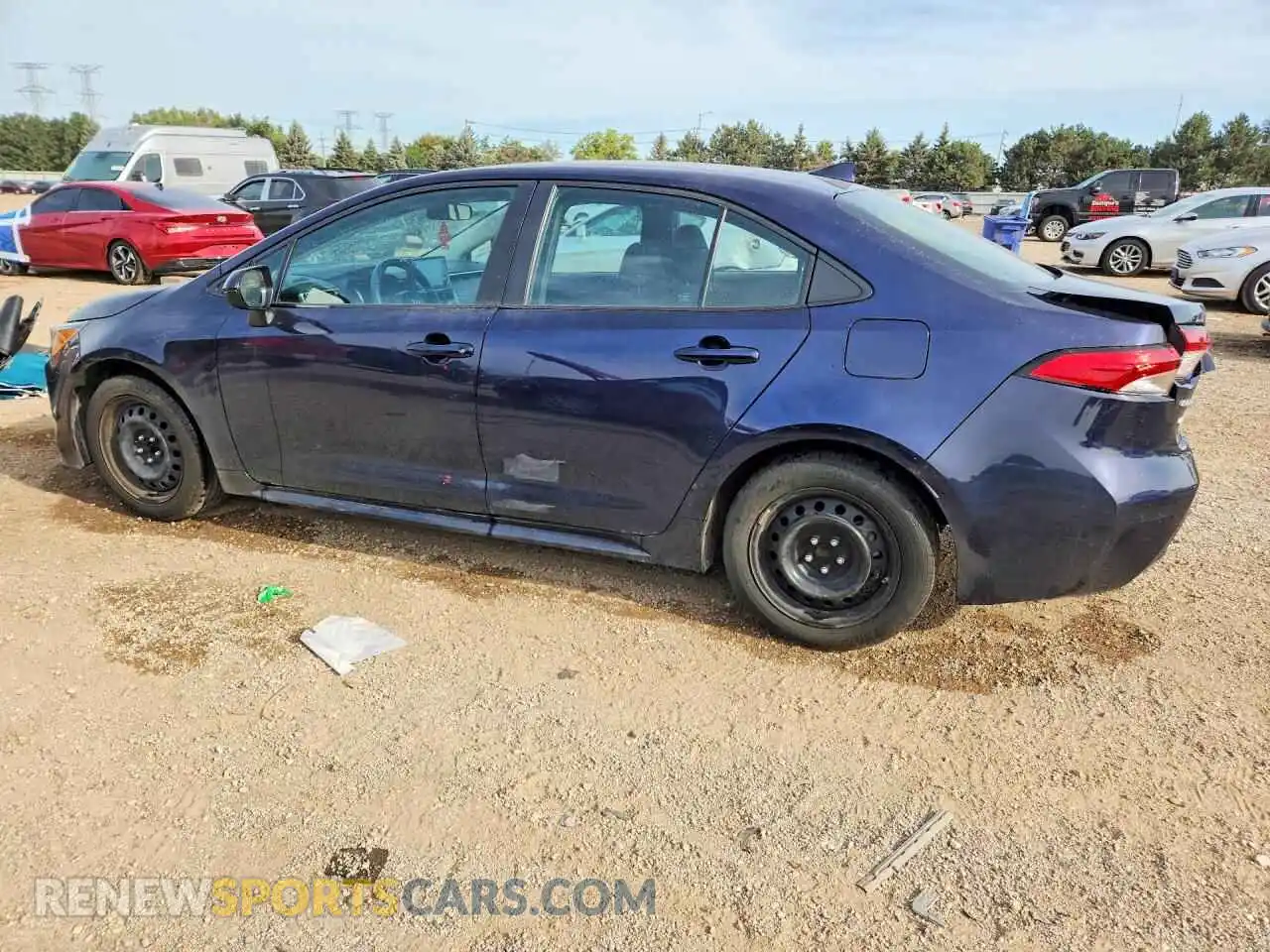 2 Фотография поврежденного автомобиля 5YFEPMAE7NP326359 TOYOTA COROLLA 2022