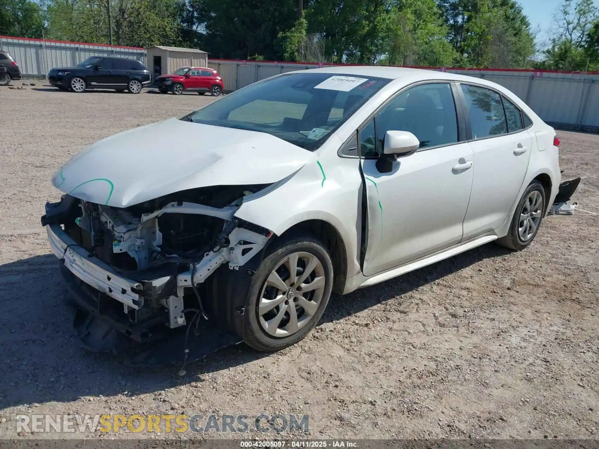 2 Photograph of a damaged car 5YFEPMAE7NP339872 TOYOTA COROLLA 2022