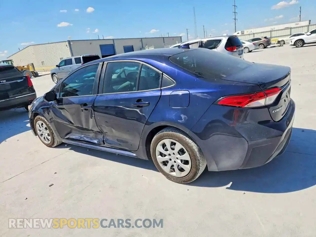 2 Photograph of a damaged car 5YFEPMAE7NP373407 TOYOTA COROLLA 2022