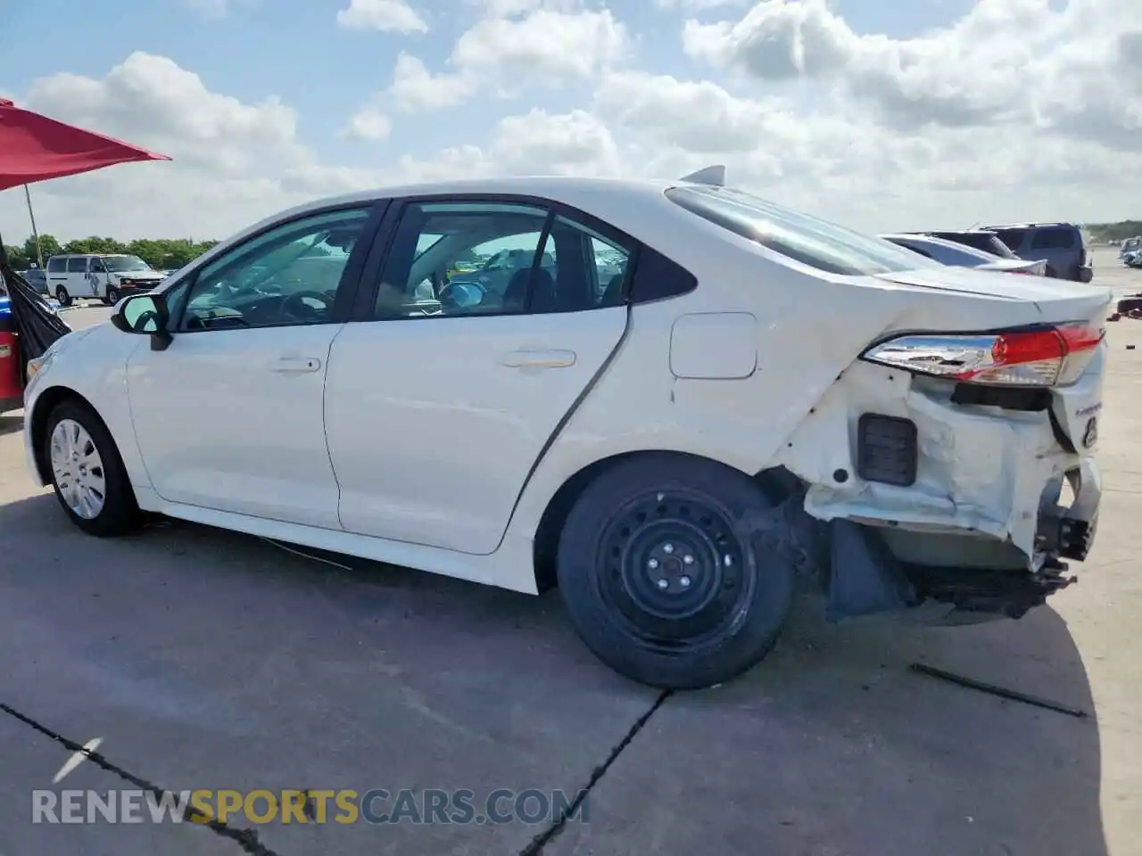 2 Photograph of a damaged car 5YFEPMAE8NP271470 TOYOTA COROLLA 2022