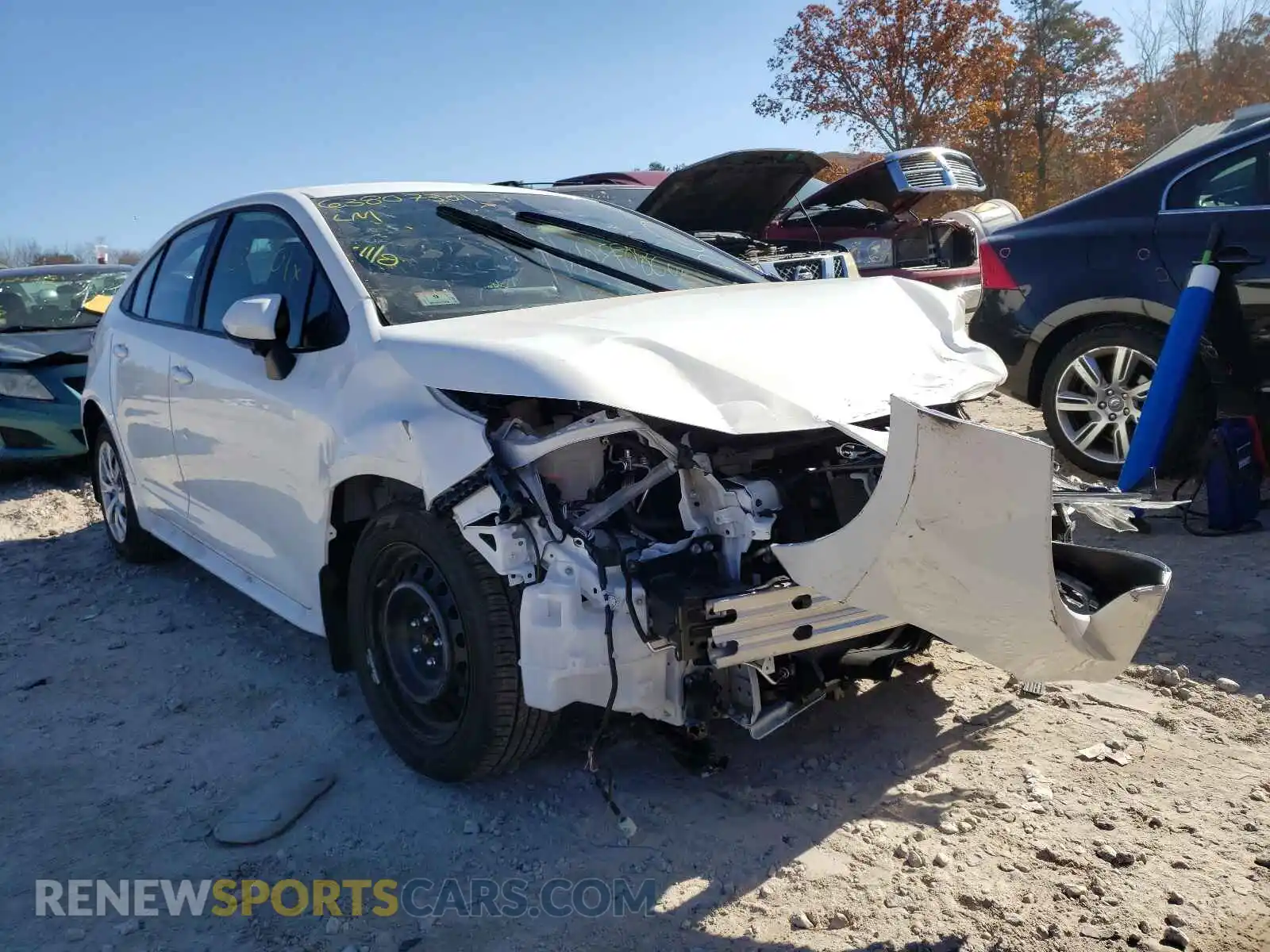1 fotografías del automóvil dañado 5YFEPMAE8NP280024 TOYOTA COROLLA 2022