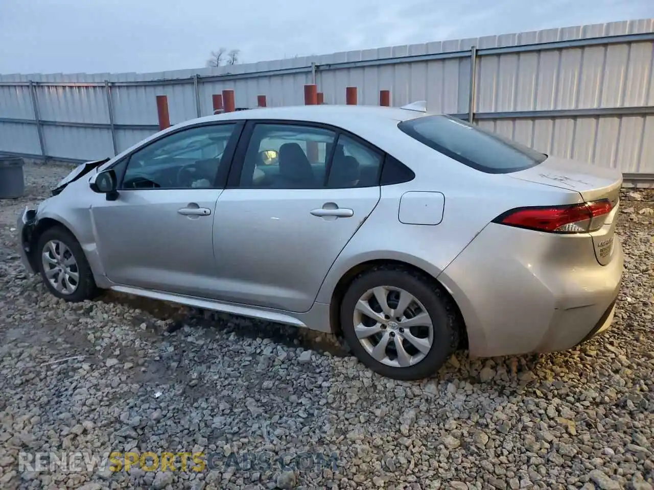 2 Photograph of a damaged car 5YFEPMAE8NP298149 TOYOTA COROLLA 2022