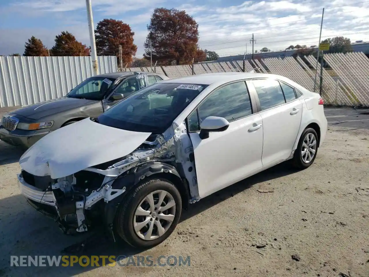2 Photograph of a damaged car 5YFEPMAE8NP302166 TOYOTA COROLLA 2022