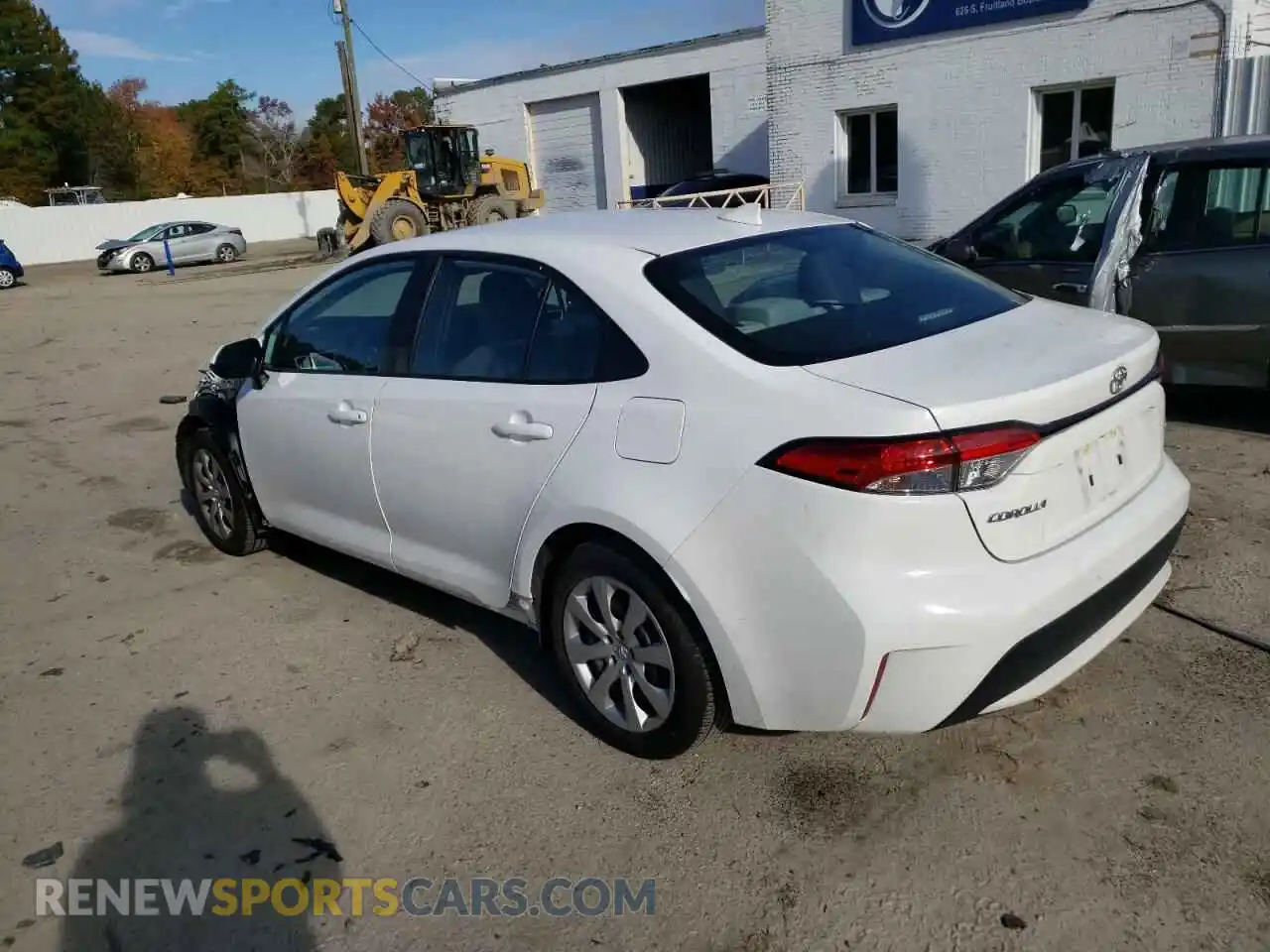 3 Photograph of a damaged car 5YFEPMAE8NP302166 TOYOTA COROLLA 2022