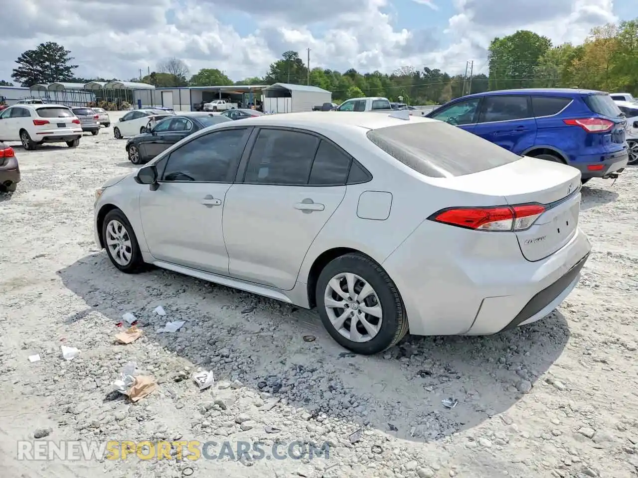 2 Photograph of a damaged car 5YFEPMAE8NP309635 TOYOTA COROLLA 2022