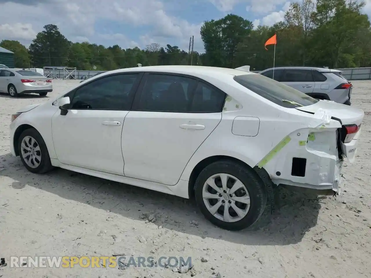 2 Photograph of a damaged car 5YFEPMAE8NP310722 TOYOTA COROLLA 2022