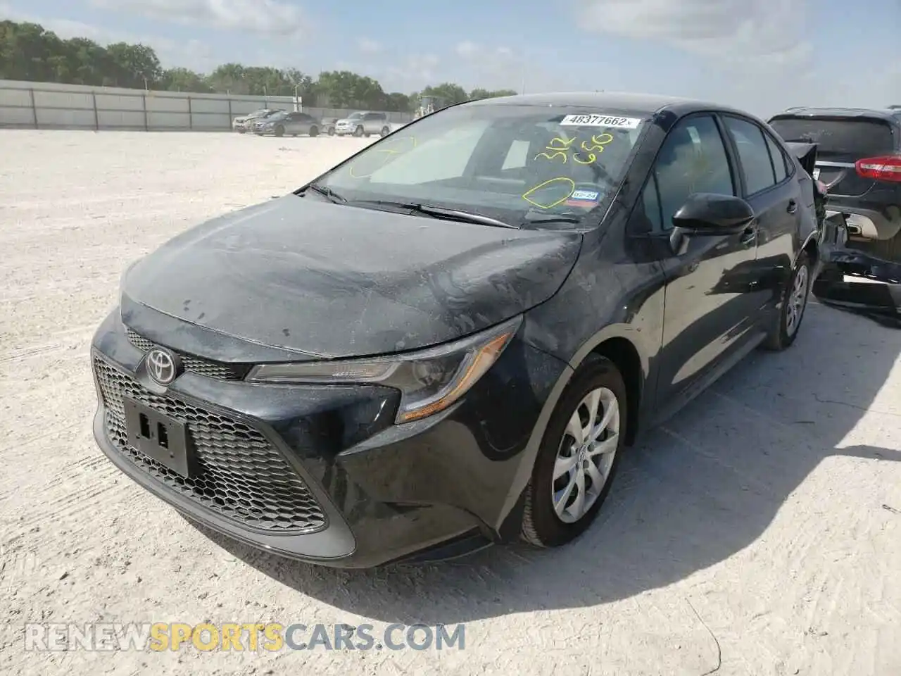 2 Photograph of a damaged car 5YFEPMAE8NP312650 TOYOTA COROLLA 2022