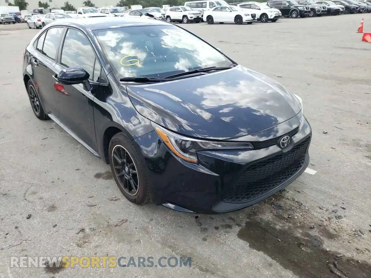 1 Photograph of a damaged car 5YFEPMAE8NP320683 TOYOTA COROLLA 2022