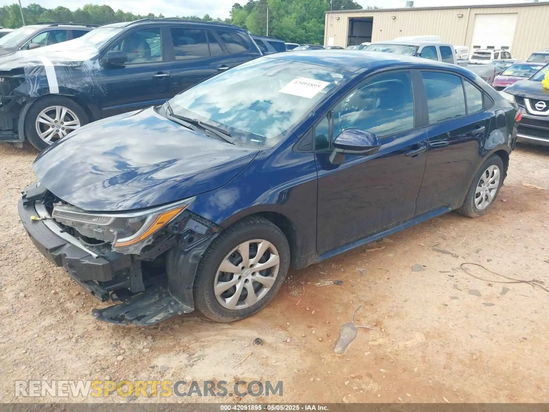 2 Photograph of a damaged car 5YFEPMAE8NP321767 TOYOTA COROLLA 2022