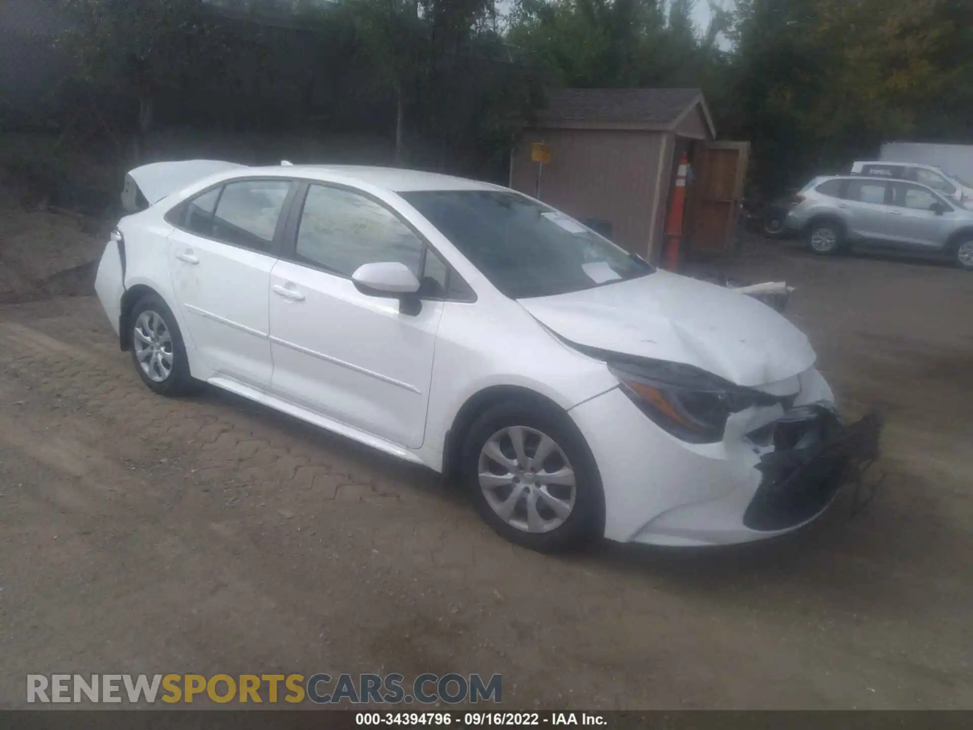 1 Фотография поврежденного автомобиля 5YFEPMAE8NP322417 TOYOTA COROLLA 2022