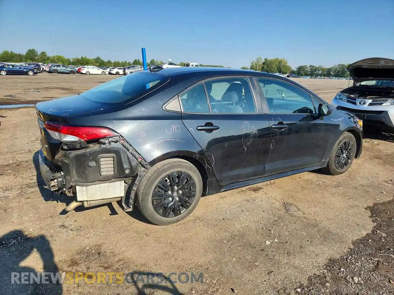 3 Фотография поврежденного автомобиля 5YFEPMAE8NP351268 TOYOTA COROLLA 2022
