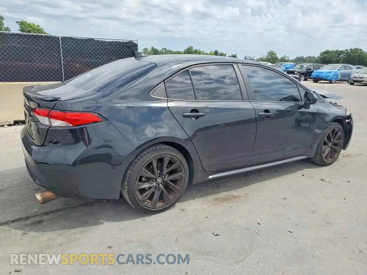 3 Photograph of a damaged car 5YFEPMAE8NP355787 TOYOTA COROLLA 2022