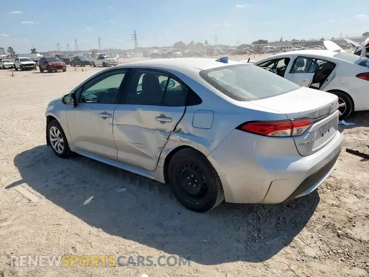 2 Photograph of a damaged car 5YFEPMAE8NP363436 TOYOTA COROLLA 2022