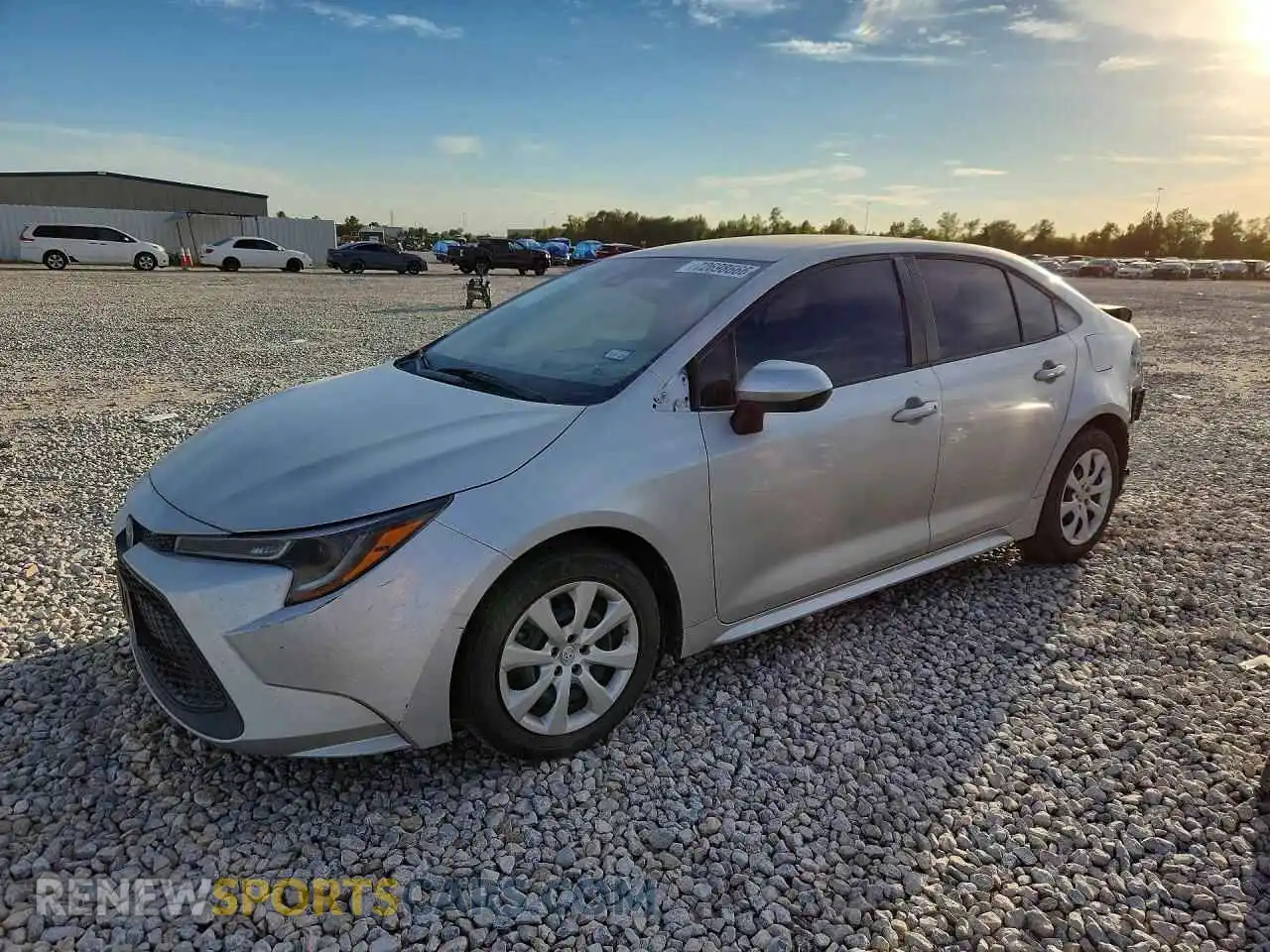 1 Photograph of a damaged car 5YFEPMAE8NP389728 TOYOTA COROLLA 2022